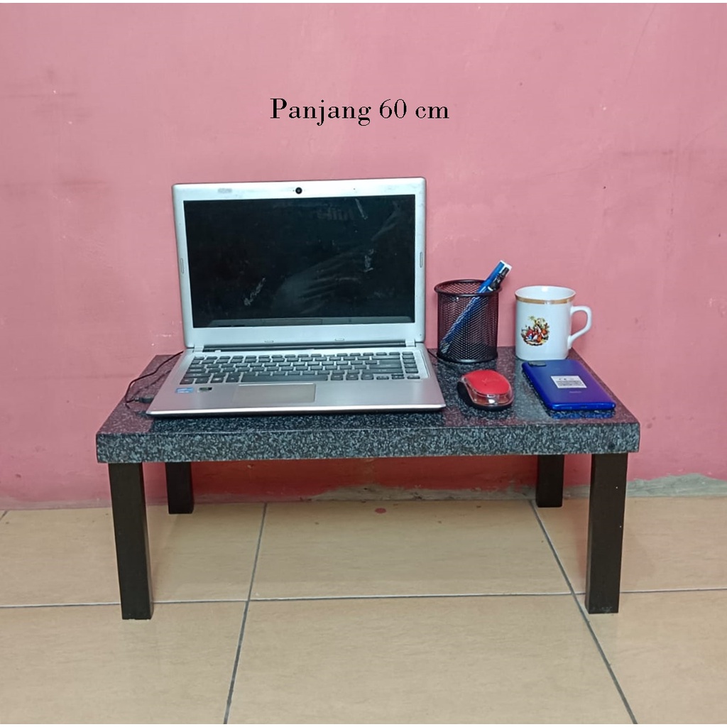 Meja Laptop Meja Komputer PC Portable Lesehan Murah Minimalis