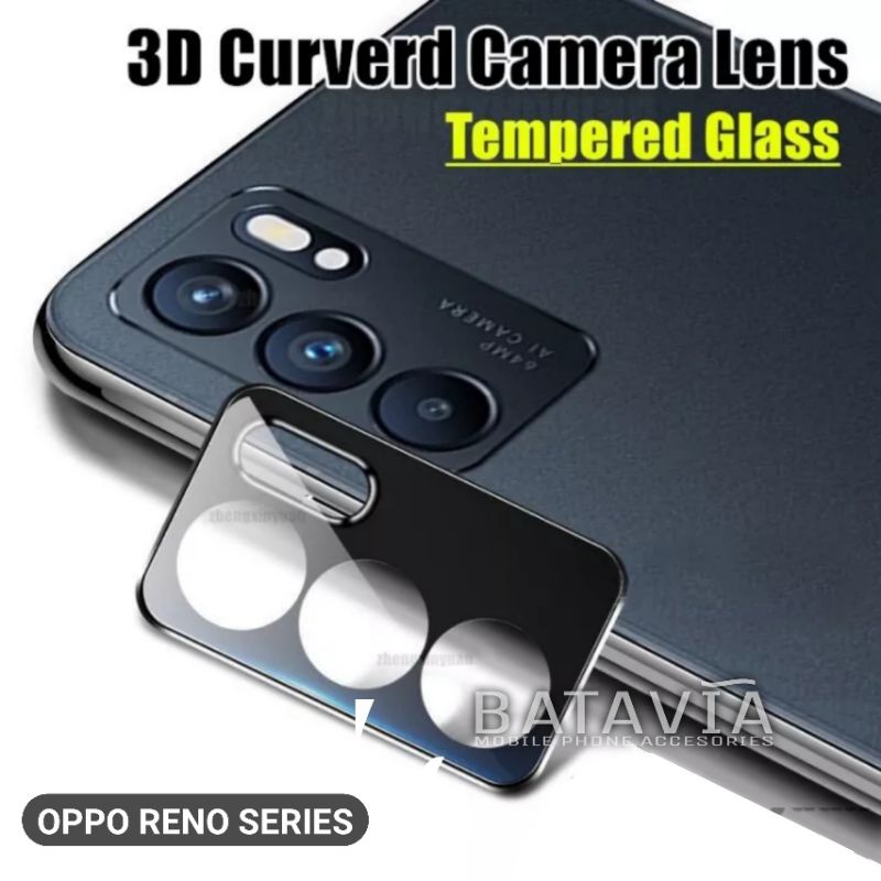 Tempered Glass Camera Oppo Reno 6 4G Reno 5 Reno 4 Reno 4 Pro Reno 4f Premium Protector Lens Camera