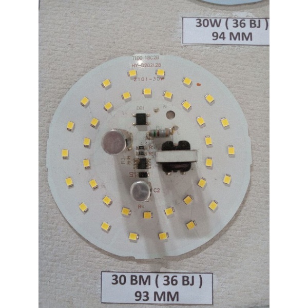 LED AC BM 30 WATT || PCB BOARD || LED AC SMD || DRIVER ON BOARD PREMIUM