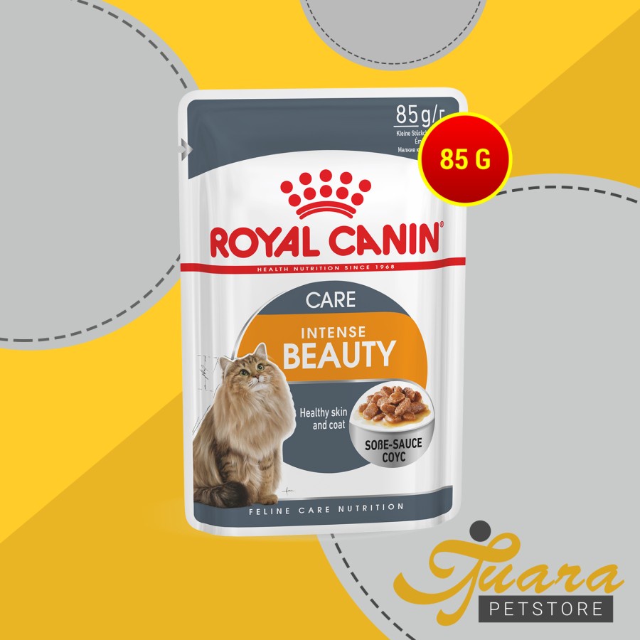 Makanan Kucing Royal Canin Intense Beauty 85 gram Pouch