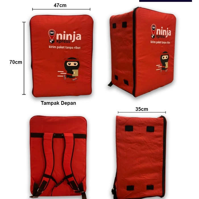Rain Cover Tas Kronjo Backpack Kurir Ninja