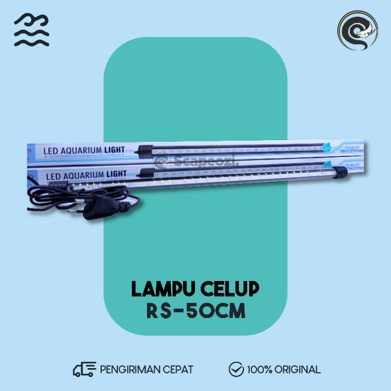 LAMPU CELUP LED AQUARIUM AKUARIUM AQUASCAPE T5 ROSSTON 50 CM