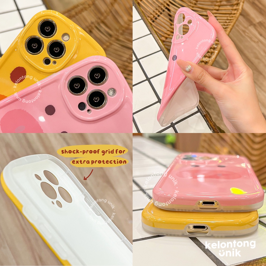 For iPhone - Piggy Duck Glossy Soft Case with Griptok