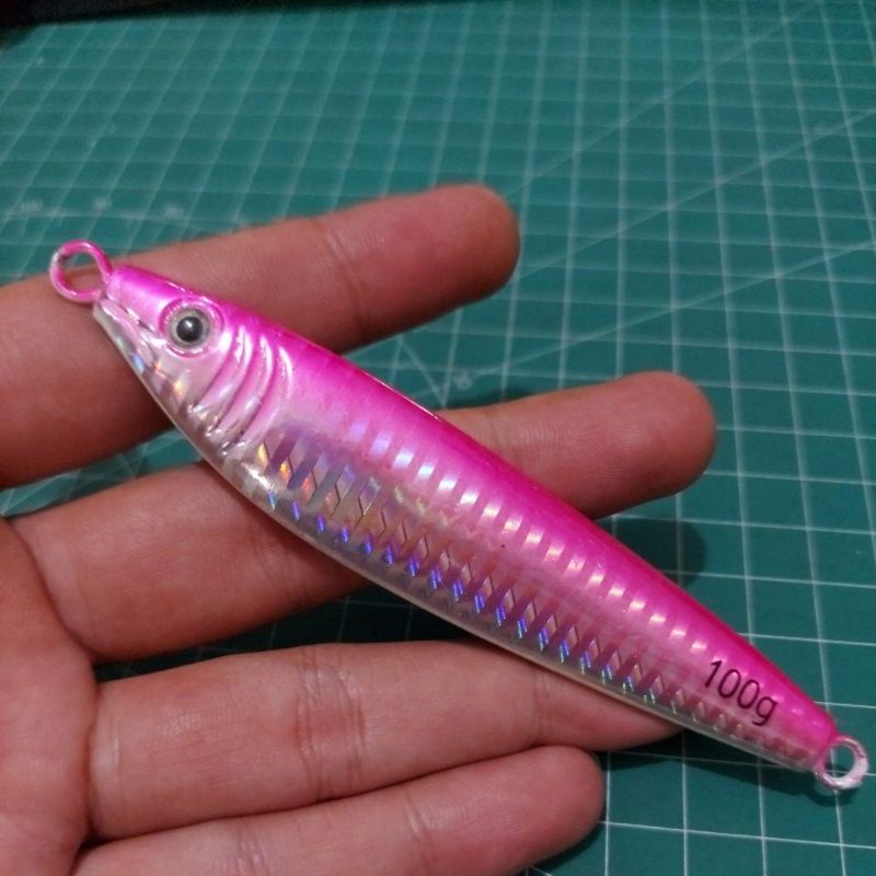 METAL JIG SARDINE 150g FOIL PUNGGUNG PINK GID PERUT