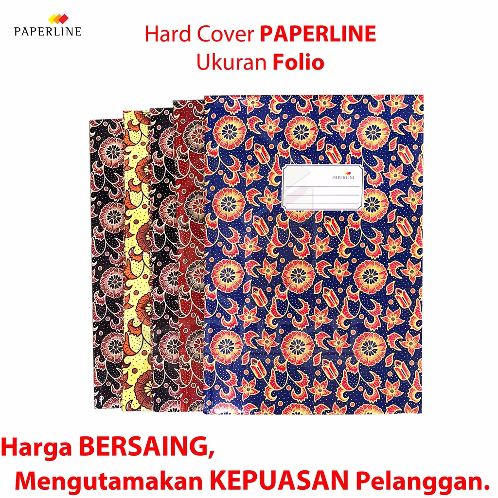 

H7Y Buku Hard Cover Paperline Folio isi 200 lembar / Buku Akutansi PPL F4 / Catatan laporan Tebal