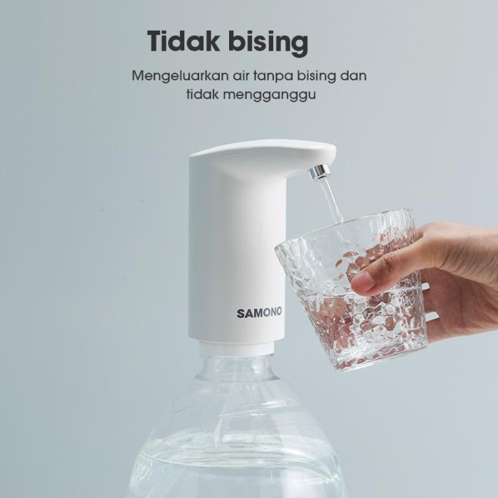 SAMONO SW-CQ01 Pompa Galon Air Elektrik Dispenser USB Rechargeable