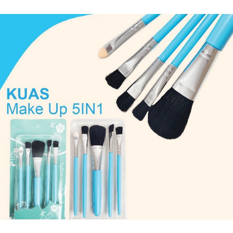 ♥️G.A.SHOP♥️KUAS MAKE UP MURAH / KUAS MAKE UP 5IN1 / MAKE UP BRUSH