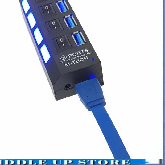 Usb hub mtech 3.0 4 port on off