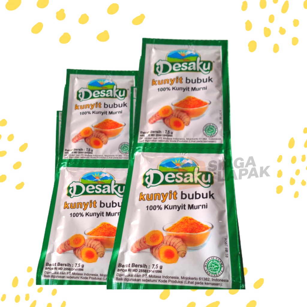 Kunyit Bubuk Desaku Sachet 10 gr