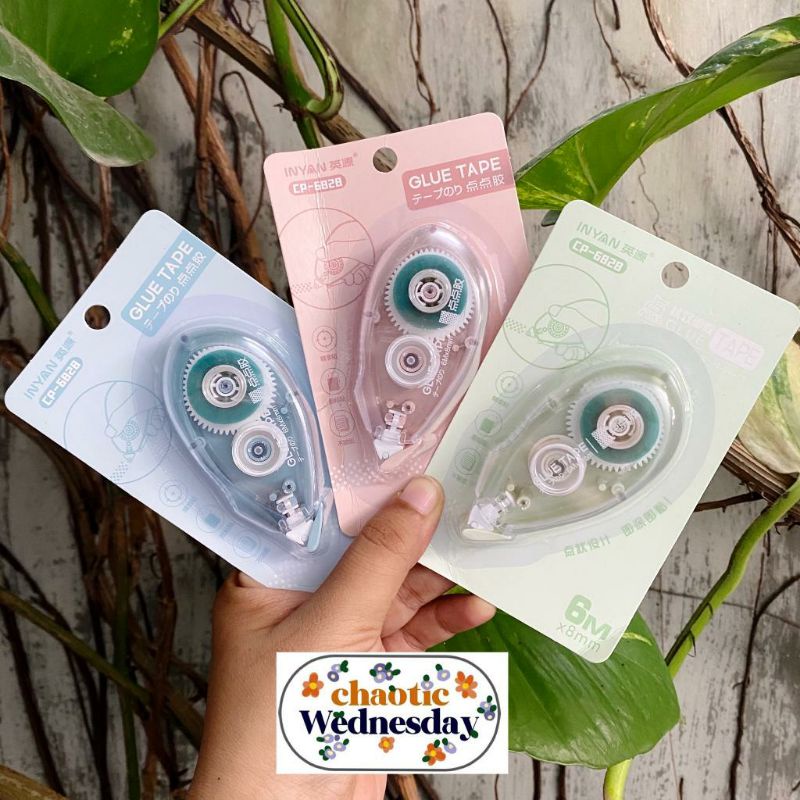 

Glue tape/pita lem anti belepotan kuat dan rapi