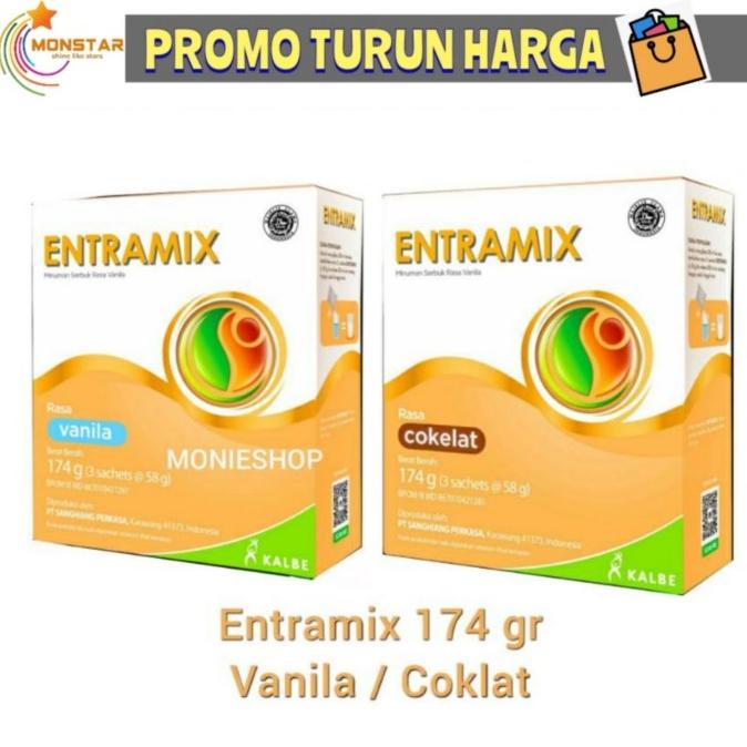 

[ COD ] ENTRAMIX 185gr VANILA COKLAT SUSU DEWASA LANSIA SUSAH MAKAN