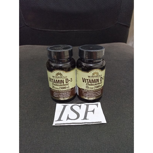 Windmill Vitamin D3 1000 IU 25mcg 100 Tablet Windmill Vitamin D 100 Tablet