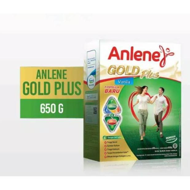 

[ COD ] ANLENE Gold Plus Rasa Vanila 650g