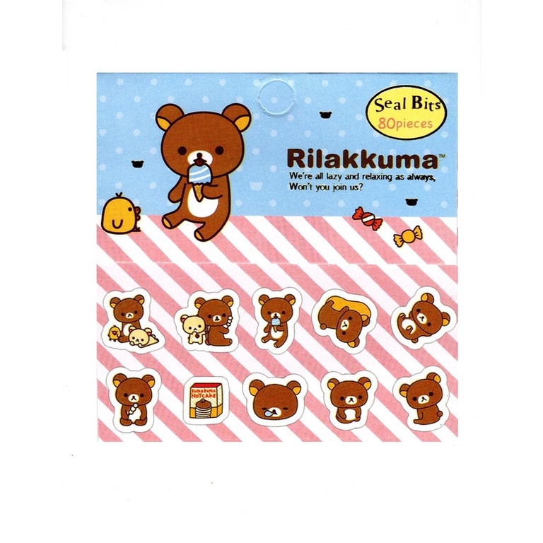 

sticker plastik motif/ sticker karakter/ sticker sumikko/ sticker rilakkuma/ sticker sentimental circus/ sticker lucu/ sticker unik/ sticker anak