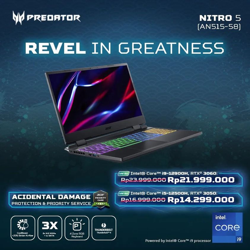 Acer Nitro 5 (AN515-58-91T4) Gaming Laptop