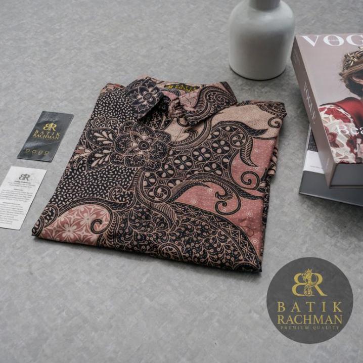 Terlaris Baju Atasan Kemeja Kameja Batik Pekalongan Pria Cowok L Laki Lengan Panjang Premium Modern 
