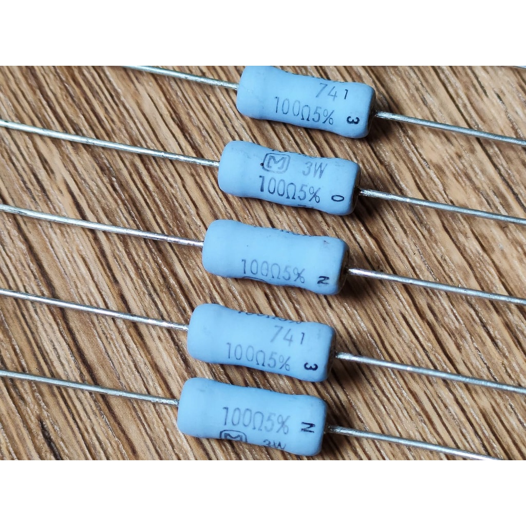 RESISTOR PANASONIC 3W 100 OHM ORIGINAL  PENGGANTI RESISTOR 2W 2 WATT