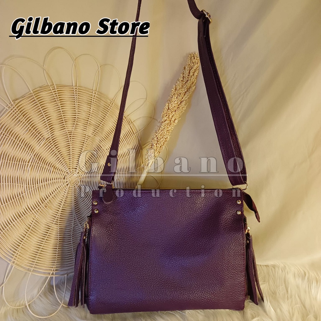 [SIZE XL] TAS KULIT WANITA/TAS SELEMPANG & TAS BAHU