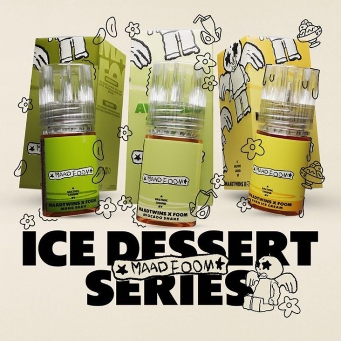 Salt Maad Foom Mung Bean Saltnic 30ml 30mg by Foom Id