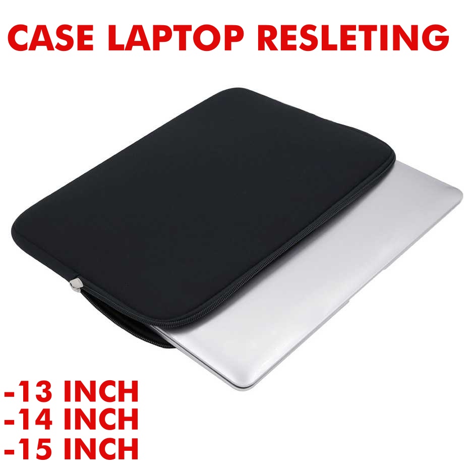 Tas Laptop 14 inch Resleting Pria Wanita Case Notebook Leptop Softcase Sleeve Acer Lenovo Asus
