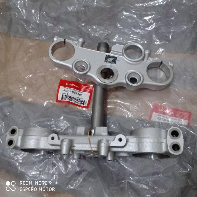 Seset Segitiga Atas Bawah Crf 150L Sub Assy Steering Ori Ahm