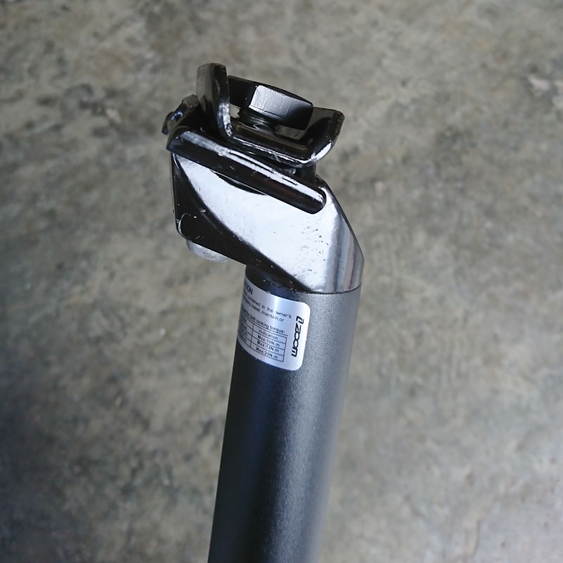 Seatpost Tiang Sadel Sepeda Zoom 27.2 x 350 mm Alloy