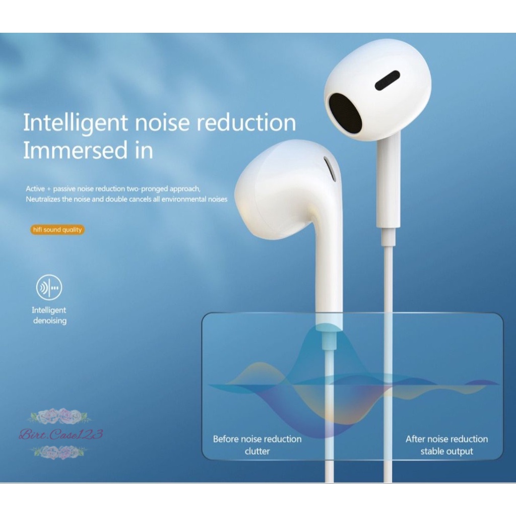 DIINAMI Earphone headsfree Hf Type C Headset Type-C Samsung Xiaomi Oppo Vivo Huawei INFINIX + MIC ORIGINAL  BC6712