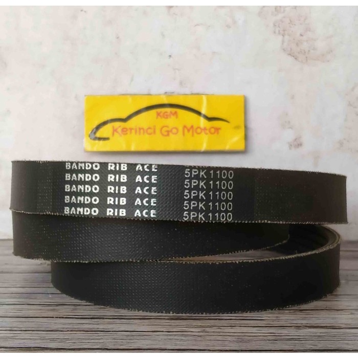 BANDO VAN BELT 5PK 1100 RIB BELT TALI KIPAS 5PK-1100 FAN BELT ALUR