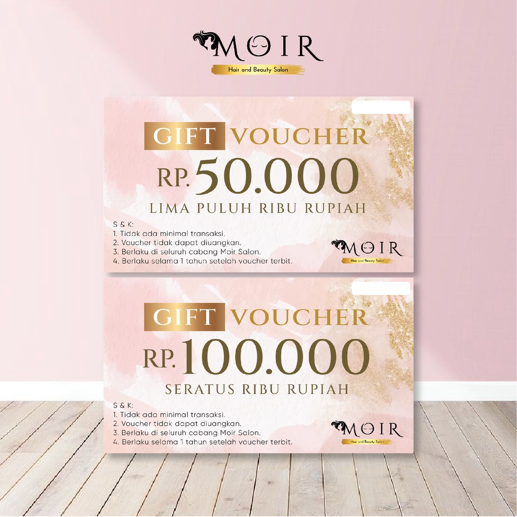 Jual VOUCHER GIFT HADIAH POTONGAN TREATMENT DI MOIR SALON UNTUK TEMAN ...