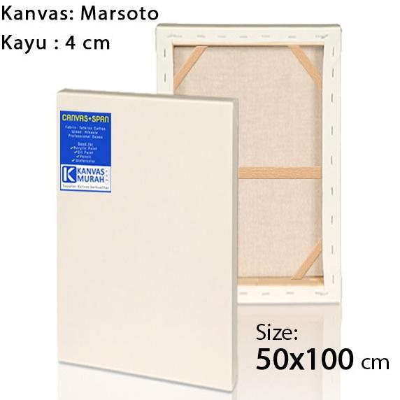 

Premium Kanvas scretched 50x100 cm Marsoto Tebal 4 cm