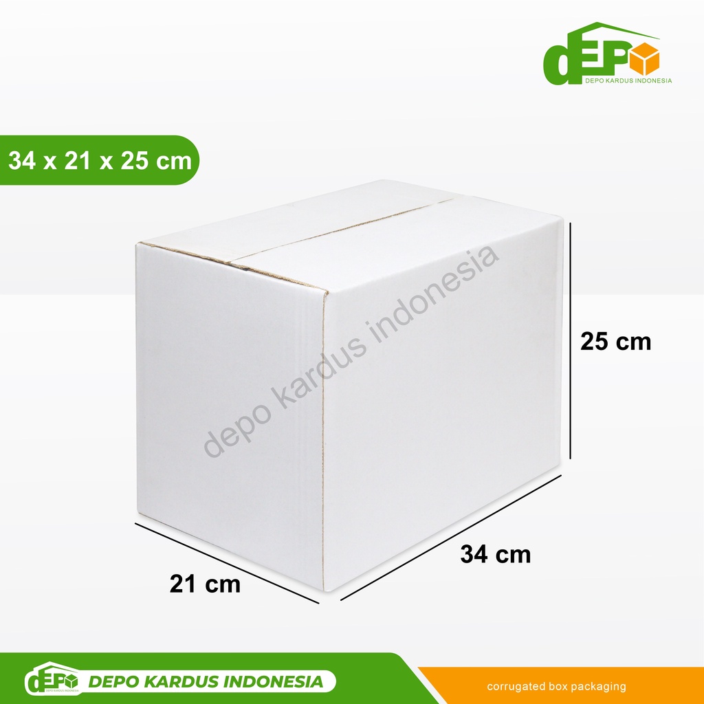 

Box 34x21x25 cm (KARIMA 2) Karton/kardus/paking/Kemasan/BoxNormal/normal/amdk/oleh-oleh/hampers/tinggi25