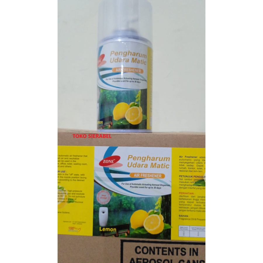 ZONE Pengharum Ruangan Refill Otomatis Spray 250 ml Pewangi Ruangan