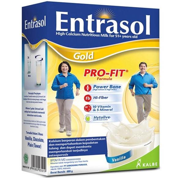 

[ COD ] Entrasol Gold Vanila 600G