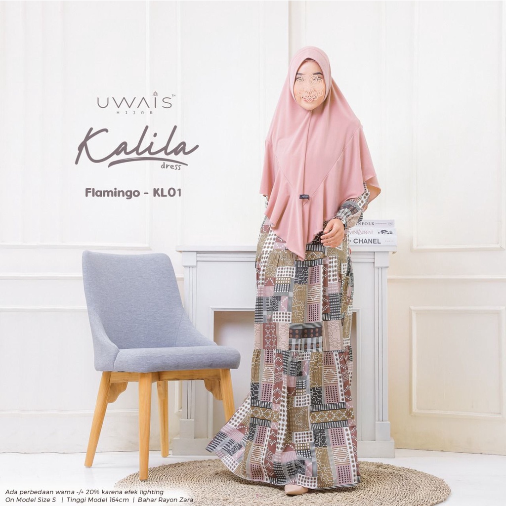 KALILA DRESS MAM BY UWAIS HIJAB
