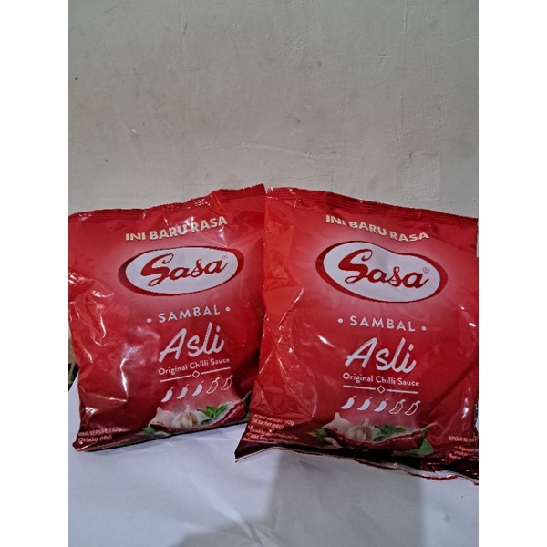 

Sasa Sambal Asli Sachet isi 24
