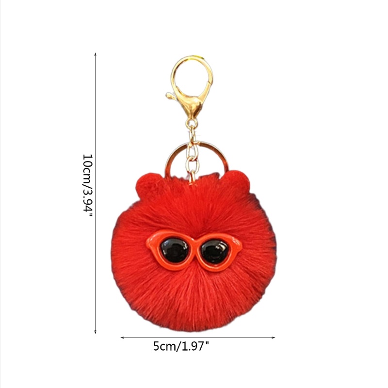 Gantungan Kunci Bentuk Boneka Plush Untuk Dekorasi Tas / Dompet
