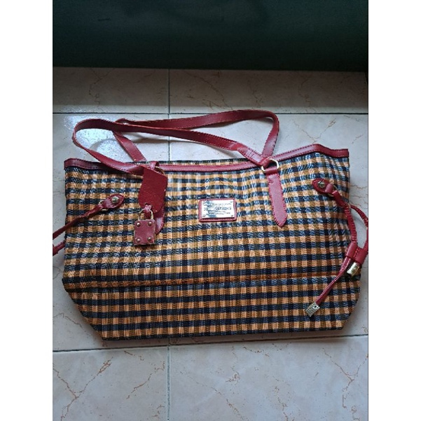 tas wanita kotak2 Helen Spring