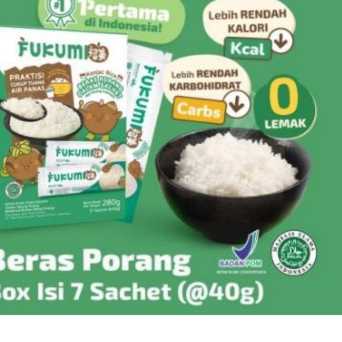 

Hot Sale FUKUMI BERAS PORANG BOX 7 SACHET ORIGINAL ,.