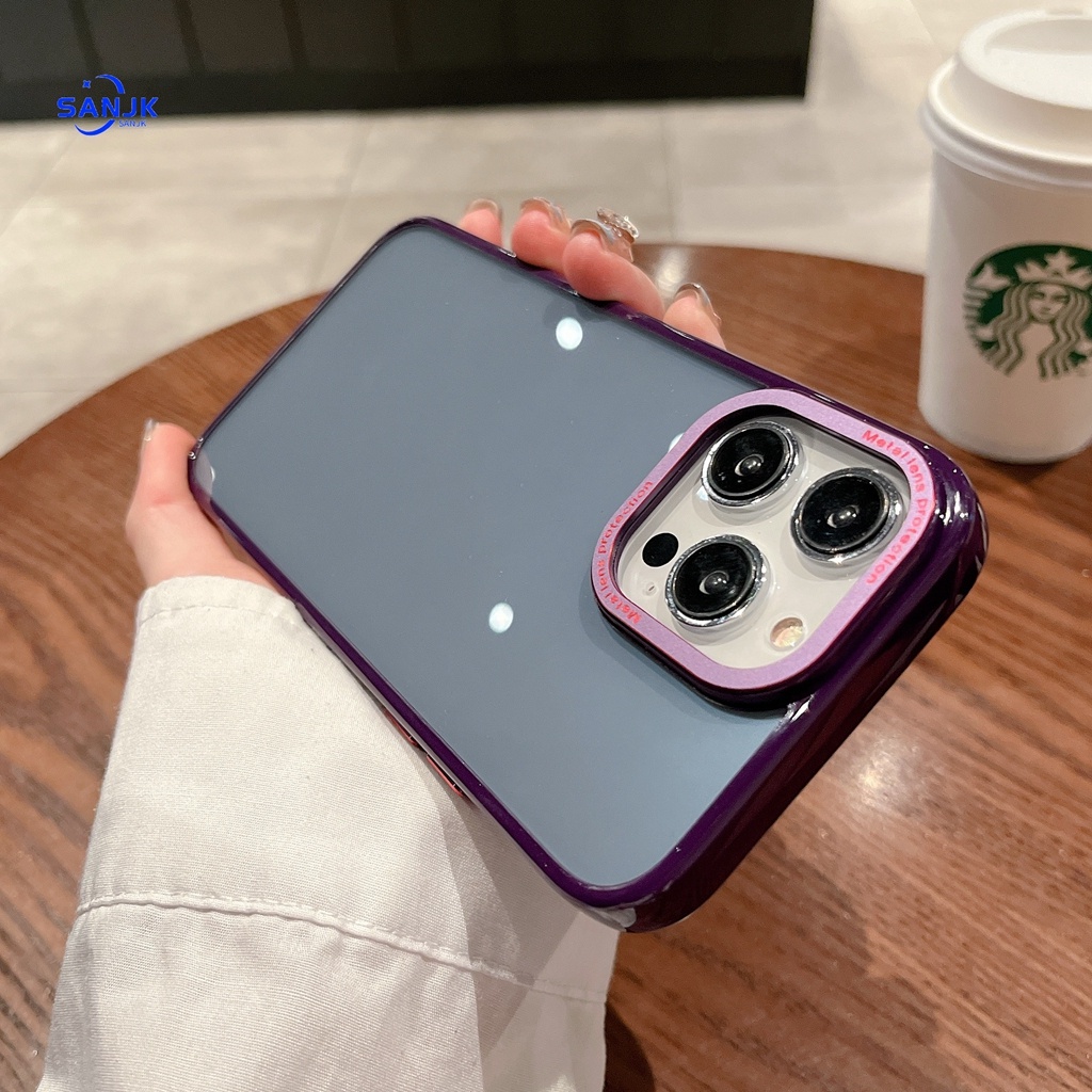 New ！！high quality Suitable for iPhone 14 anti fingerprint phone case iPhone 14 plus 12 13 14 Pro Max hard case metal camera+metal button phone case