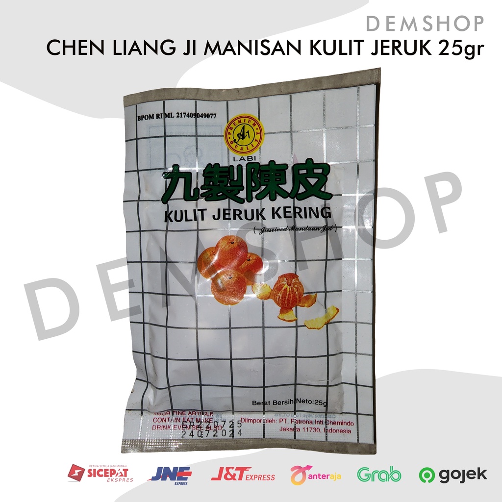 

Chen Liang Ji Manisan Kulit Jeruk Kering 25 gr