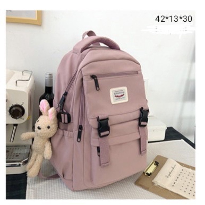 Tas Ransel wanita tas backpack korean style tas doughnut tas ransel anak wanita tas sekolah anak tas ransel korea tas ransel polos simple