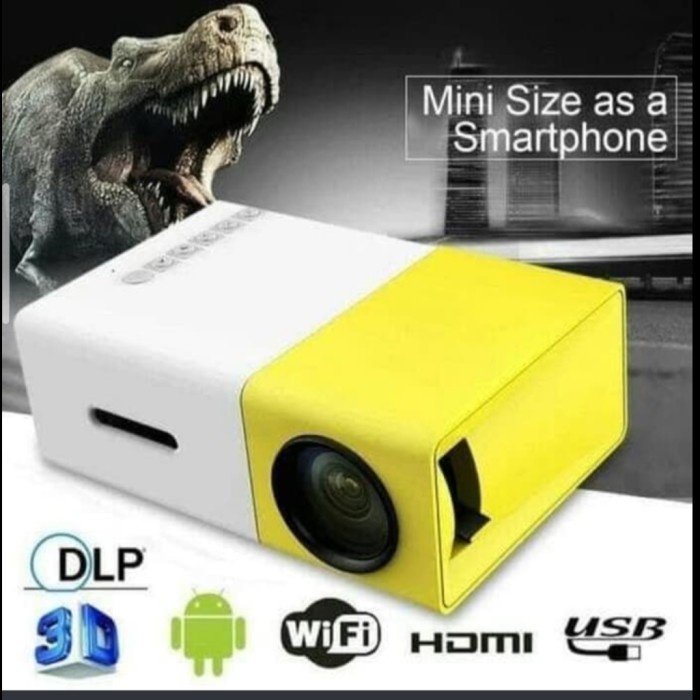 

Exclusive Proyektor Led Super Mini Yg300 Home Theater Projektor
