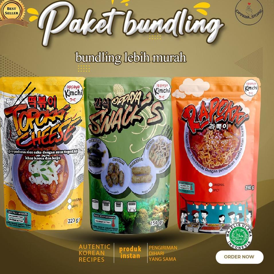 Code1h1Gv--Bundling Hemat Instant Topokki Cheese/odeng instan/Rapokki isi 3pcs