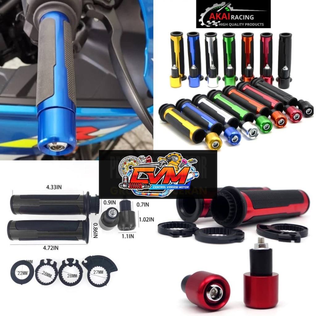 Handgrip Motor Variasi Handgrip + Gaskit Akai Racing Premium Original Universal Semua Motor