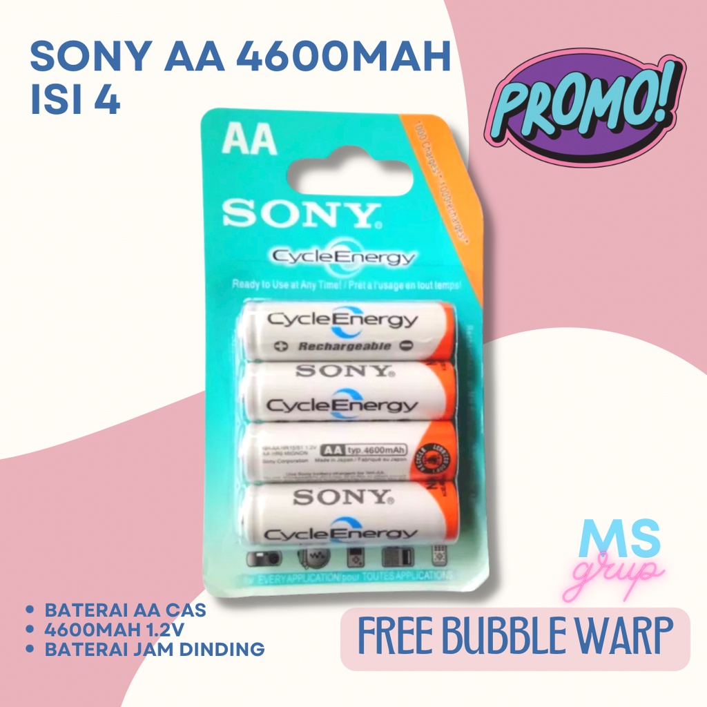 Baterai Cas Sony AA/AAA - Charger Baterai AAA/AAA/9V