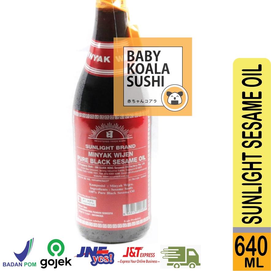 

GRATIS ONGKIR✅SUNLIGHT BRAND Minyak Wijen Hitam Murni 100% 640 ml Halal │ Pure Black Sesame Oil Import|KD2