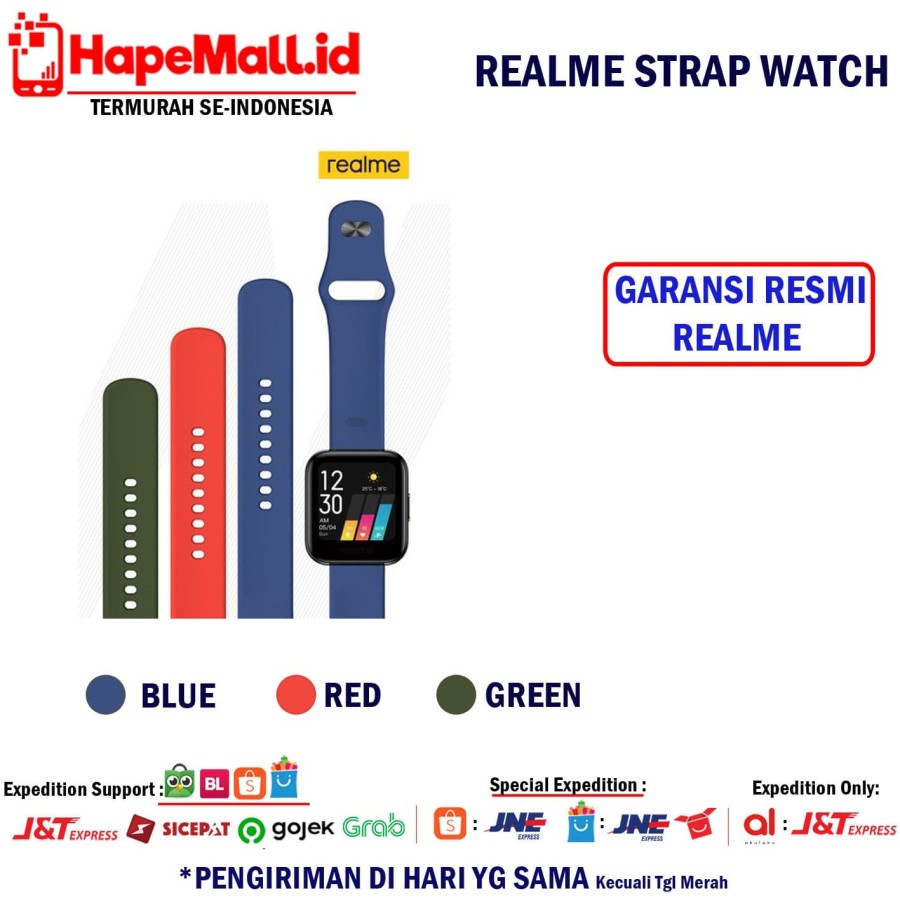 REALME WATCH STRAP GARANSI RESMI REALME TERMURAH