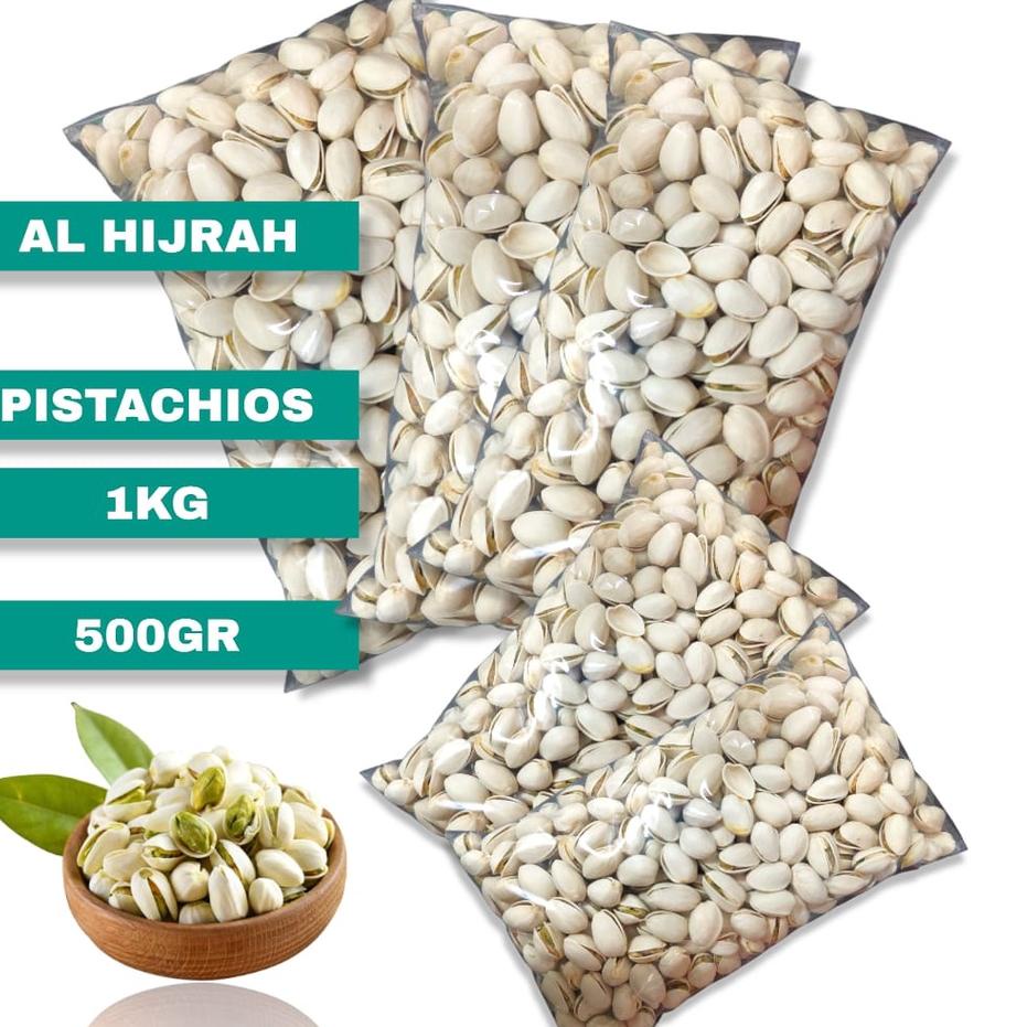 

10.10 Promo Brand kacang pistacios/pistachios/fustuk 500gr buruan