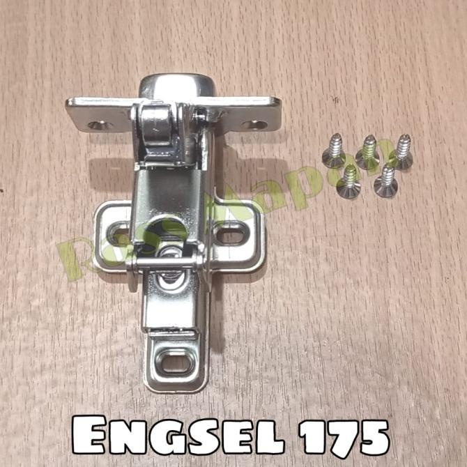 $+$+$+$+] Engsel Sendok Hidrolis Pintu Lemari 180 175 Bifold Twin BUKAN Knockers