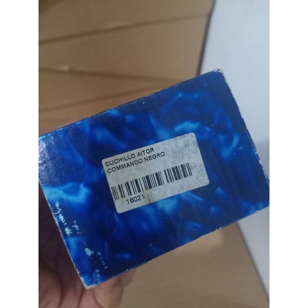 pisau aitor commando negro QR 16021 Made in spain